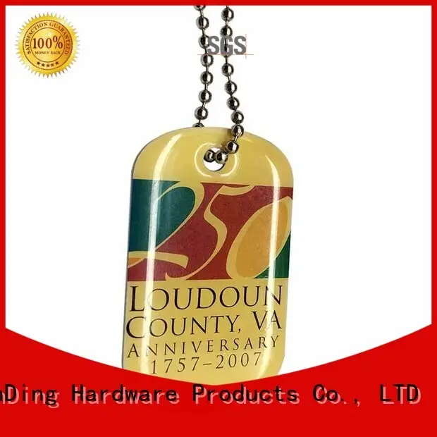 metal dog tags engraved black for staff ShunDing 1