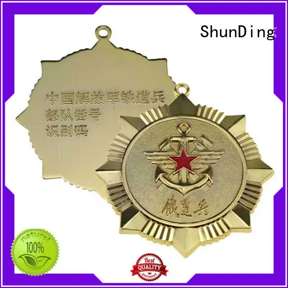 metal security badge adhesive for company ShunDing 1