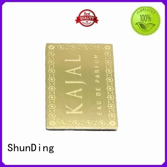 custom metal labels corner for company ShunDing 1