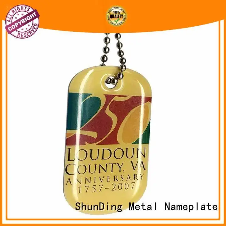 ShunDing diamondcutting key tag marketing for activist 1