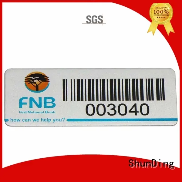 custom metal labels stainless for activist ShunDing 1