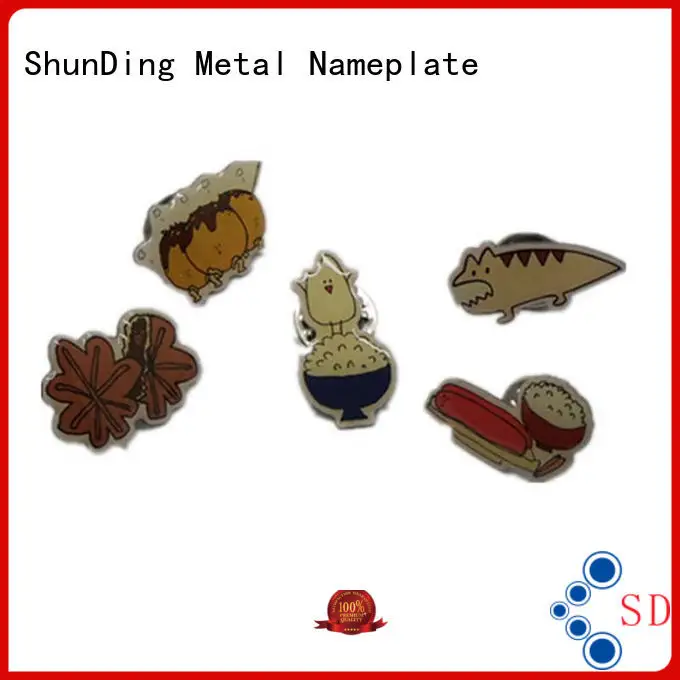 ShunDing adhesive metal logo badge for-sale for auction 1