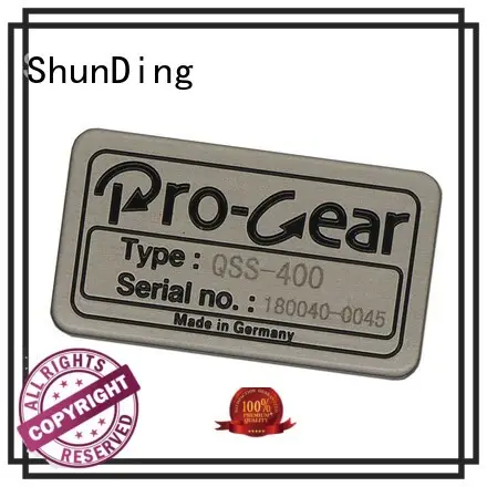 ShunDing useful metal plate sticker from China for meeting 1