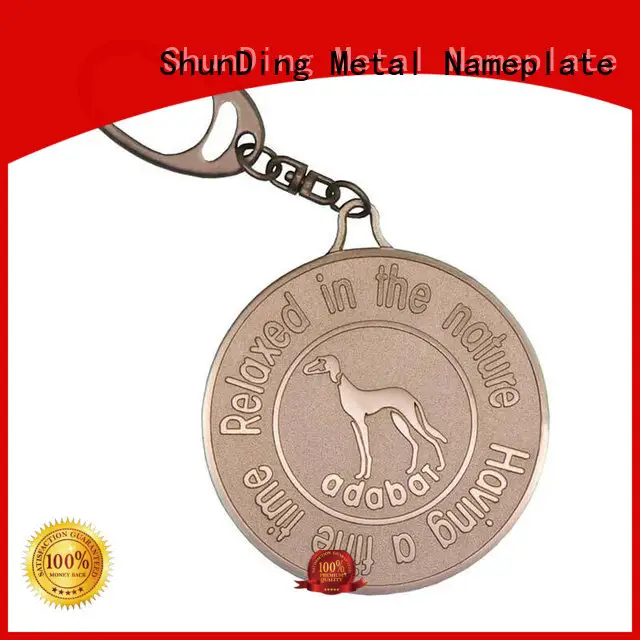 ShunDing inexpensive custom metal tags diamondcutting for staff 1