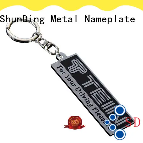 brushed custom metal luggage tags diamondcutting for company ShunDing 1
