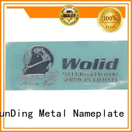 ShunDing fashion aluminium labels stickers inquire now for identification 1