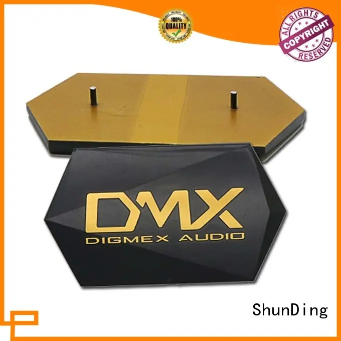 high-quality aluminum name plate directly sale for auction ShunDing 1
