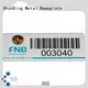 ShunDing stunning self adhesive metal labels factory price for staff 1