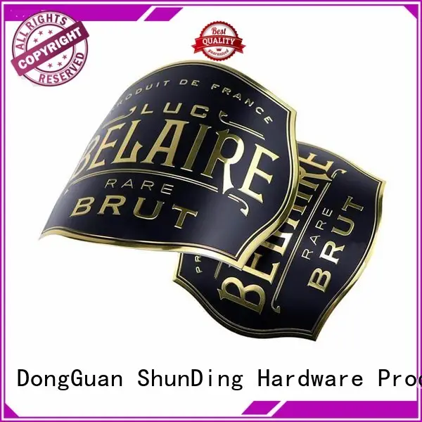 adhesive aluminum labels diamond for activist ShunDing 1