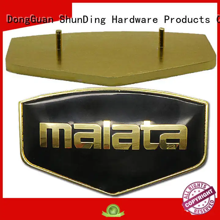 Luxury domed epoxy Metal Nameplate SD-N7 1