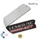 Colorful embossing Aluminum Nameplate with mounting holes SD-N00005 1