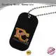 Custom Black Aluminum Metal Hang Tag Printed Sandblasted Anodized Beaded Chain SD-T00006 1