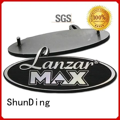 3d metal engraved name plates factory price for identification ShunDing 1