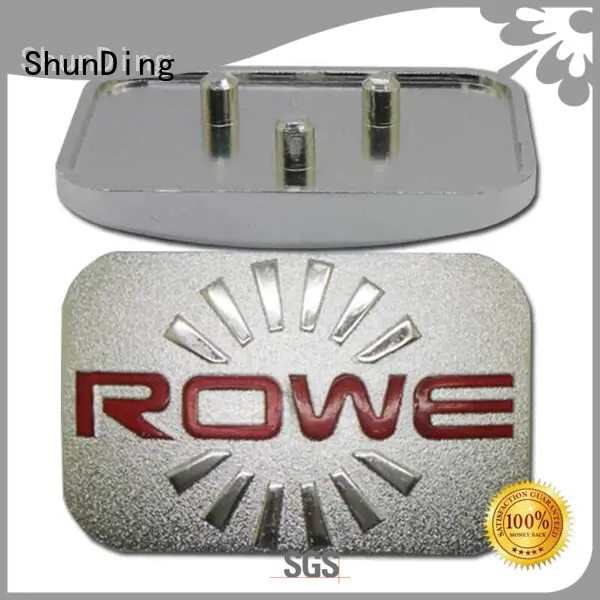 hot-sale aluminium name plate by Chinese manufaturer for identification ShunDing 1