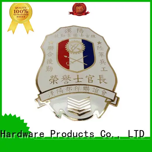 metal police badge for meeting ShunDing 1
