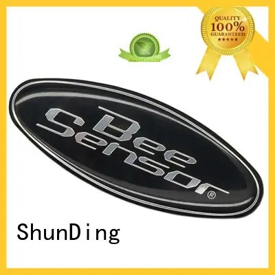 ShunDing inexpensive stainless steel sticker electroforming for souvenir 1