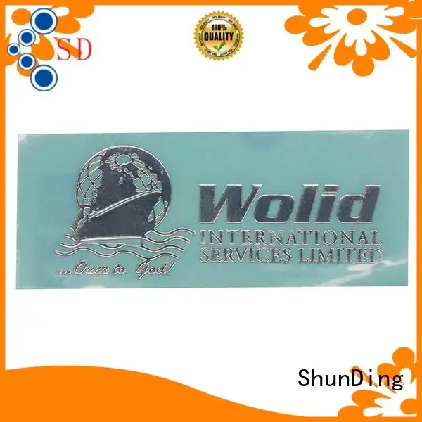 ShunDing bottle epoxy stickers China Factory for auction 1