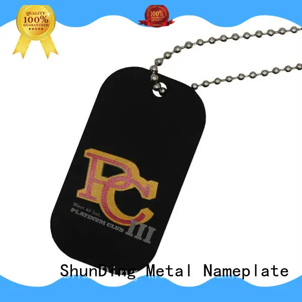 ShunDing high-quality tag metals cost for staff 1