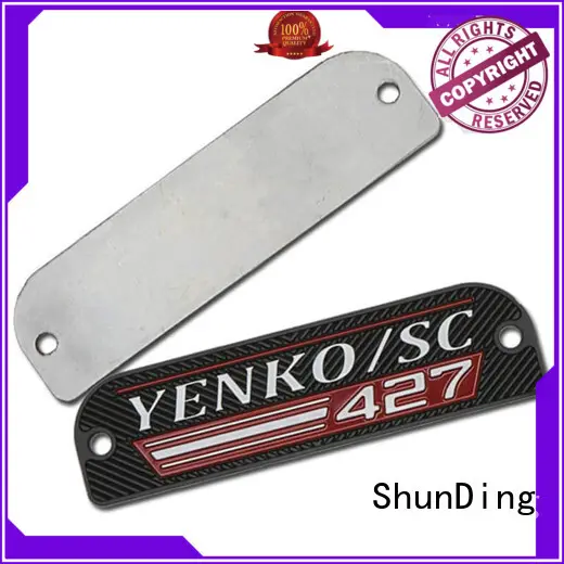 ShunDing car custom name tags from China for identification 1