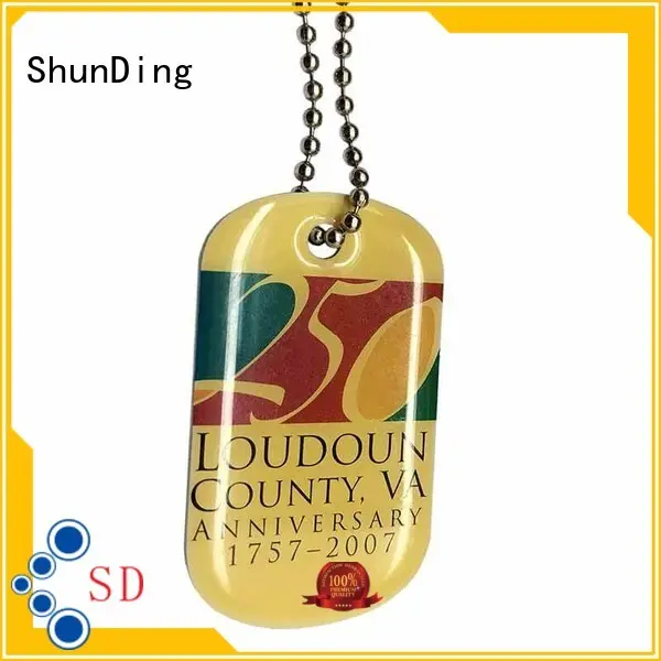 ShunDing stable metal tags cost for souvenir 1