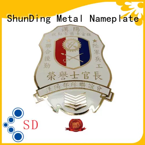 ShunDing fashion custom metal badges for sale for souvenir 1