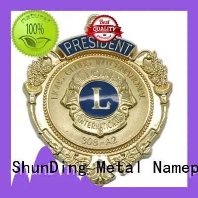 ShunDing make badge metal owner for company 1