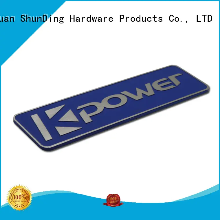 ShunDing cutting metal nameplates supply for company 1