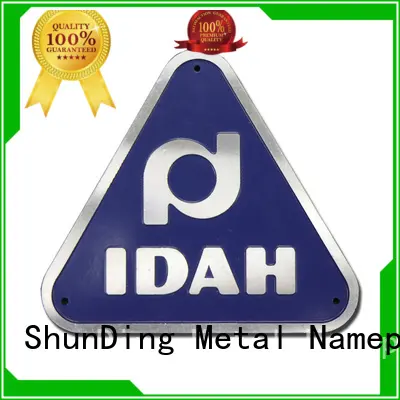 ShunDing metal custom name tags with cheap price for activist 1