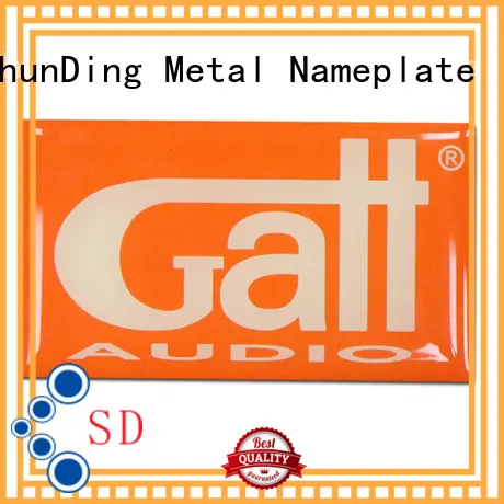 ShunDing anodized nickel sticker from China for staff 1