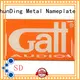 ShunDing anodized nickel sticker from China for staff 1
