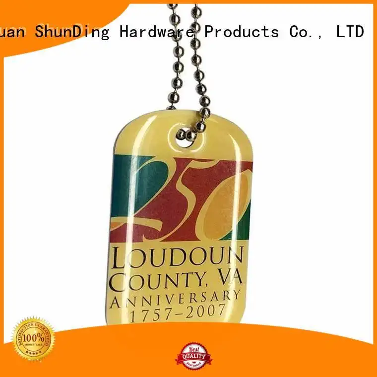 ShunDing quality custom metal tags free design for souvenir 1