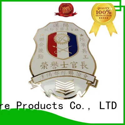 ShunDing own custom metal logo badges type for activist 1