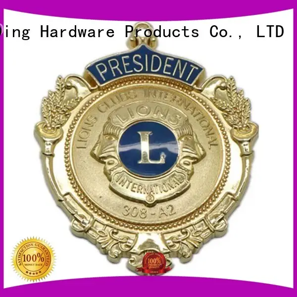 fine- quality personalised metal badges plate supplier for meeting 1