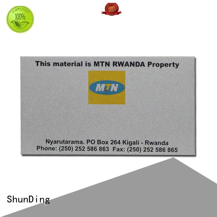 ShunDing first-rate custom name plates by Chinese manufaturer for company 1