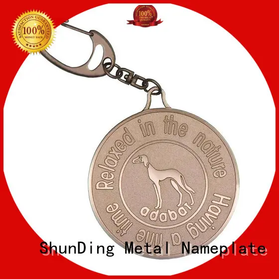 ShunDing inexpensive metal keychain type for identification 1