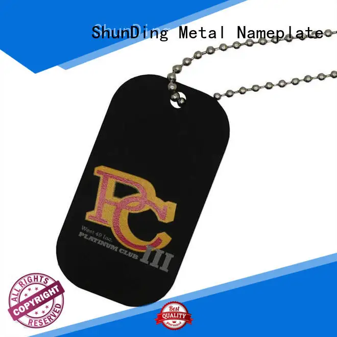 ShunDing metal metal tag marketing for company 1