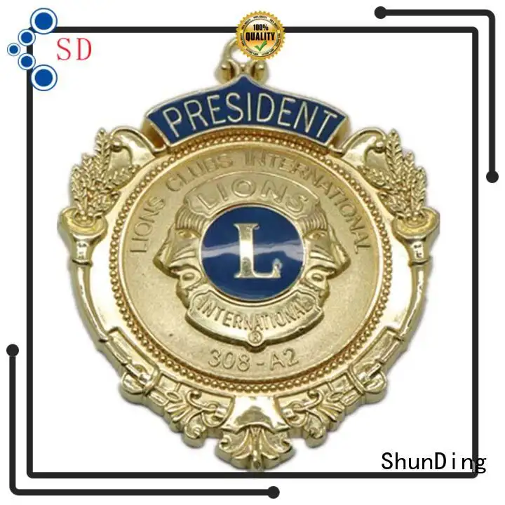 high-quality custom metal logo badges design for sale for commendation 1