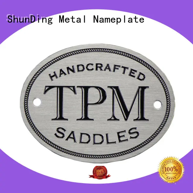 ShunDing anodized table name plate with good price for auction 1