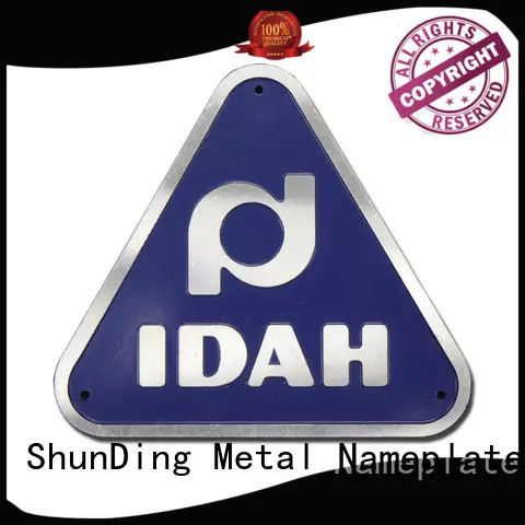ShunDing 3d name plaques factory price for commendation 1