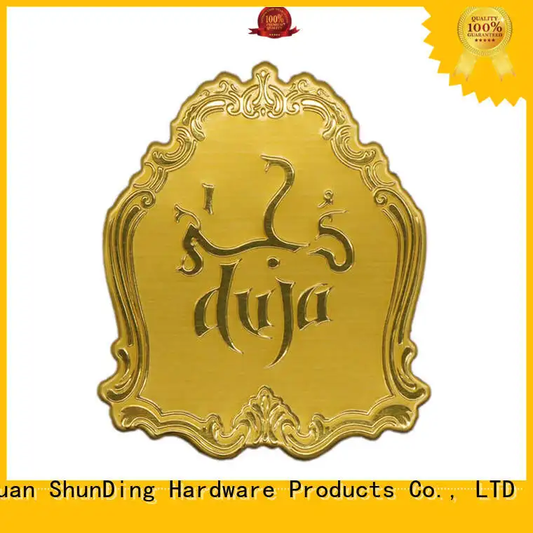 ShunDing electroforming aluminum sticker with Quiet Stable Motor for staff 1