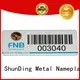 ShunDing epoxy barcode label factory price for meeting 1