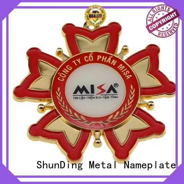 fine- quality metal badge manufacturers design cost for souvenir 1