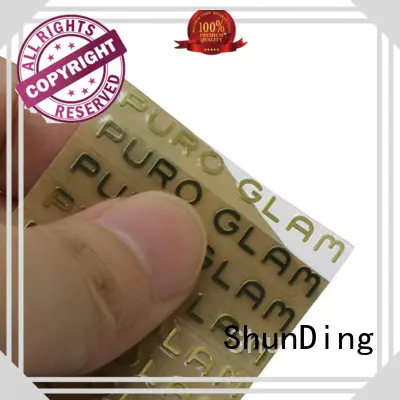 stunning metal plate sticker domed from China for company 1