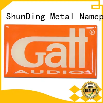 ShunDing epoxy metal plate sticker China Factory for souvenir 1