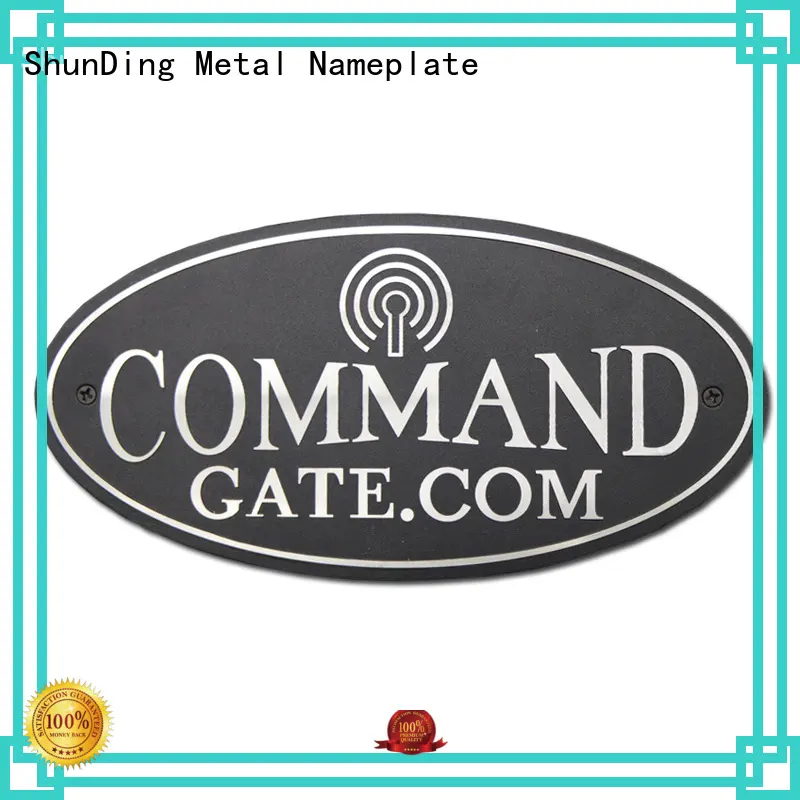 ShunDing brushing desk name plaques by Chinese manufaturer for souvenir 1