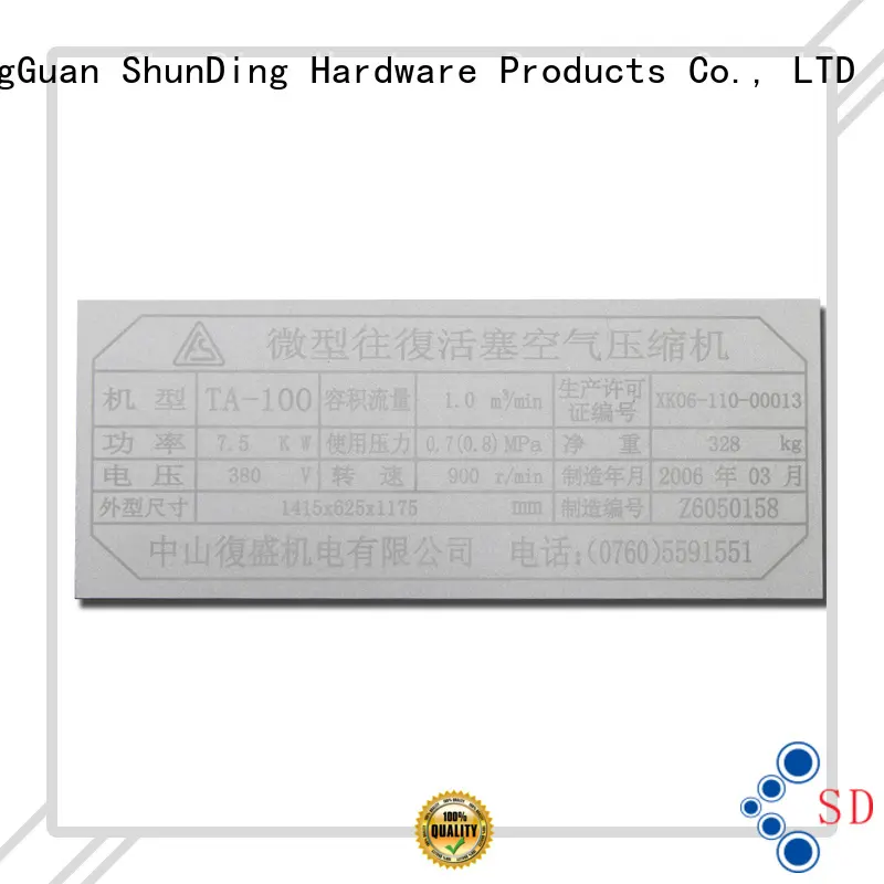 ShunDing fine- quality custom name tags with good price for activist 1