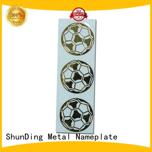 fashion aluminum sticker etching from China for staff 1