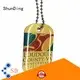 high-quality metal tags pattern free design for activist 1