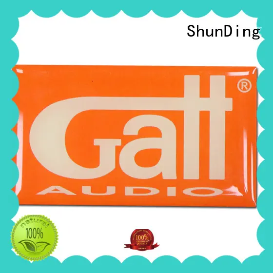 ShunDing quality metal sticker from China for auction 1