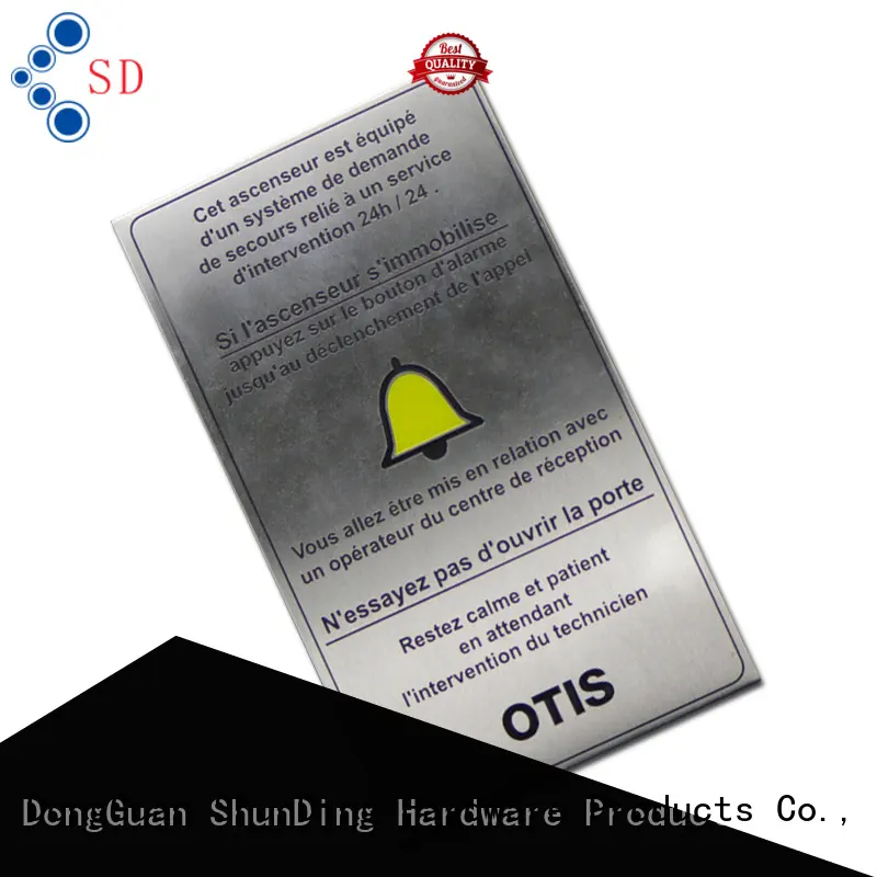 ShunDing quality table name plate with cheap price for auction 1